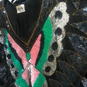 Vintage butterfly top